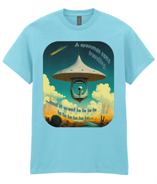 Travelling Spaceman - Adults T-shirt