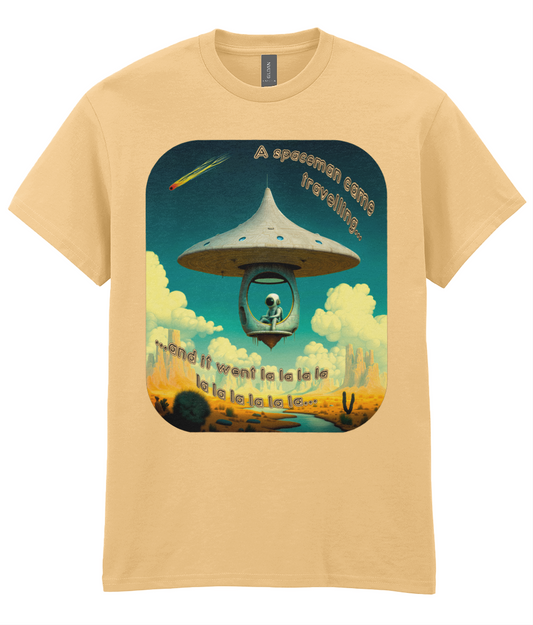 Travelling Spaceman - Adults T-shirt