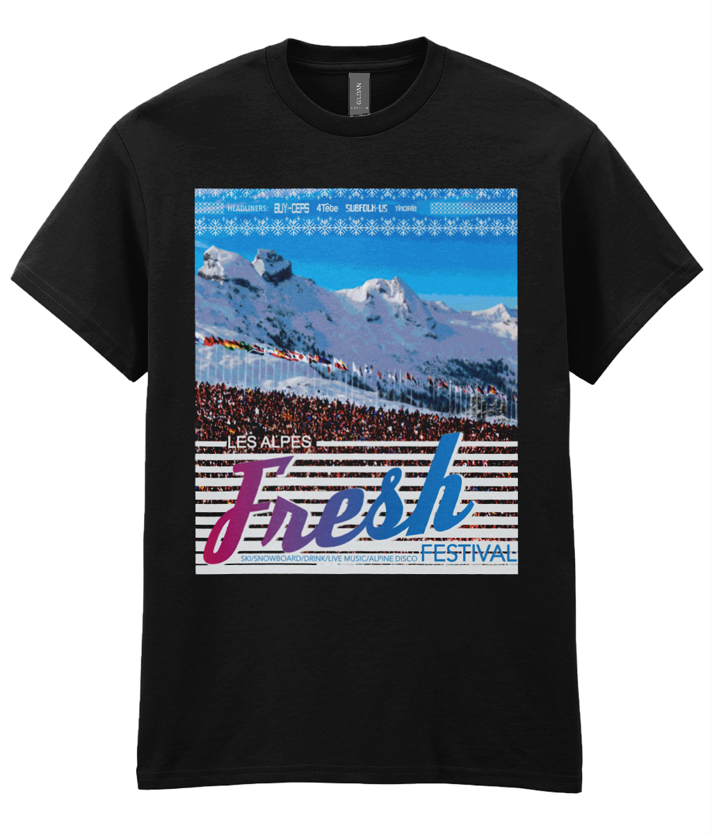 Fresh Ski Festival - Adults T-shirt