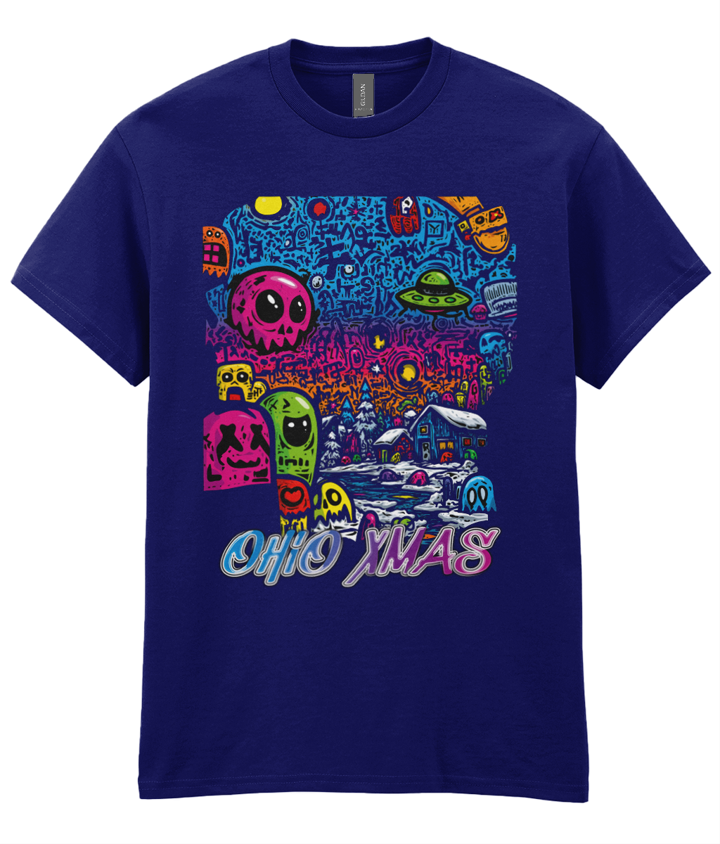 Graffiti Doodle Snow Village - Child's T-shirt