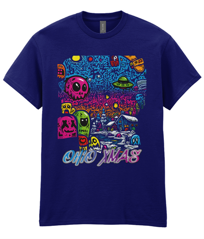 Graffiti Doodle Snow Village - Child's T-shirt