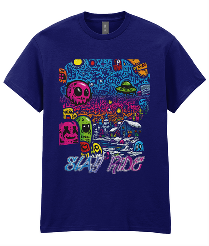 Graffiti Doodle Snow Village - Child's T-shirt