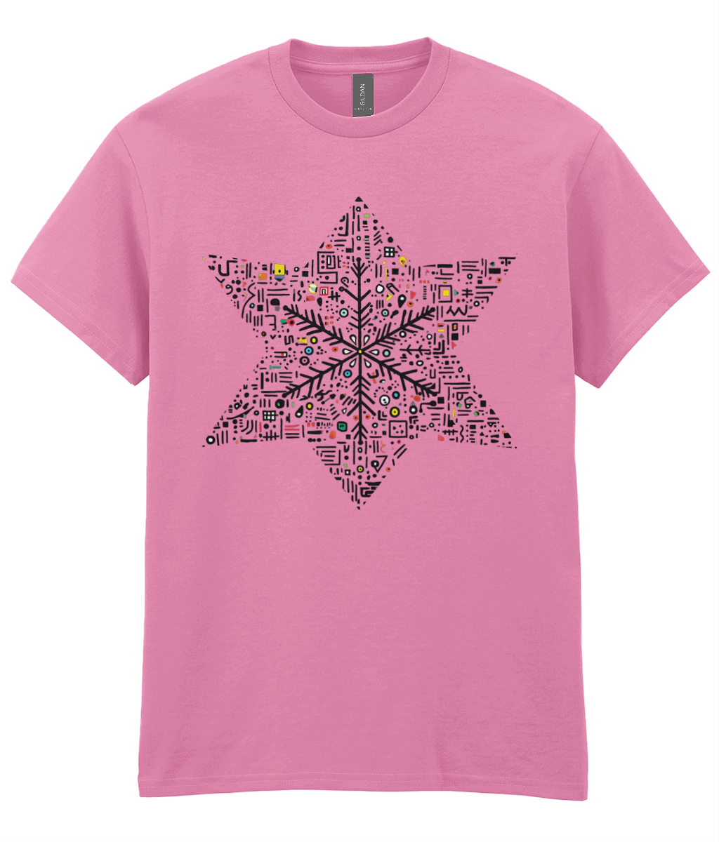 Doodle-land: Snowflake - Adults T-shirt