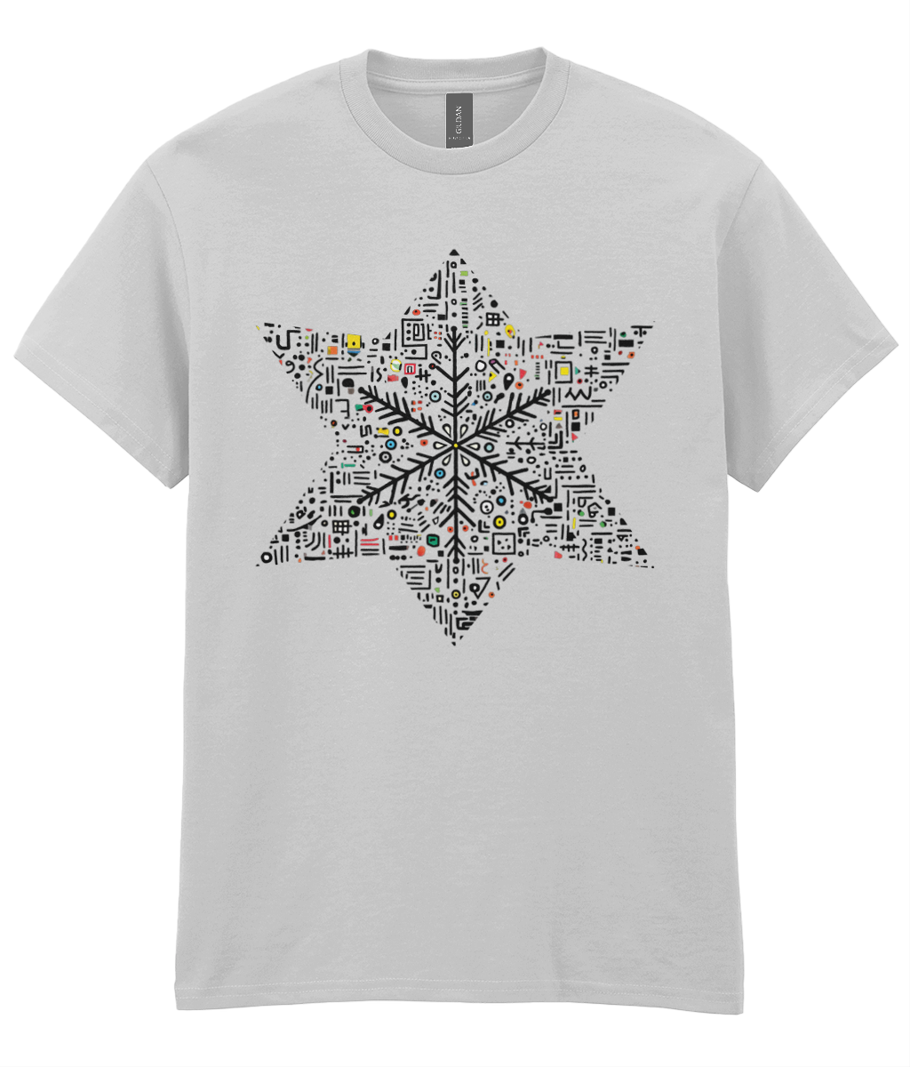 Doodle-land: Snowflake - Adults T-shirt