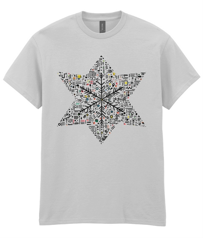 Doodle-land: Snowflake - Adults T-shirt