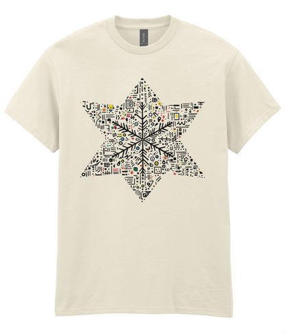 Doodle-land: Snowflake - Adults T-shirt