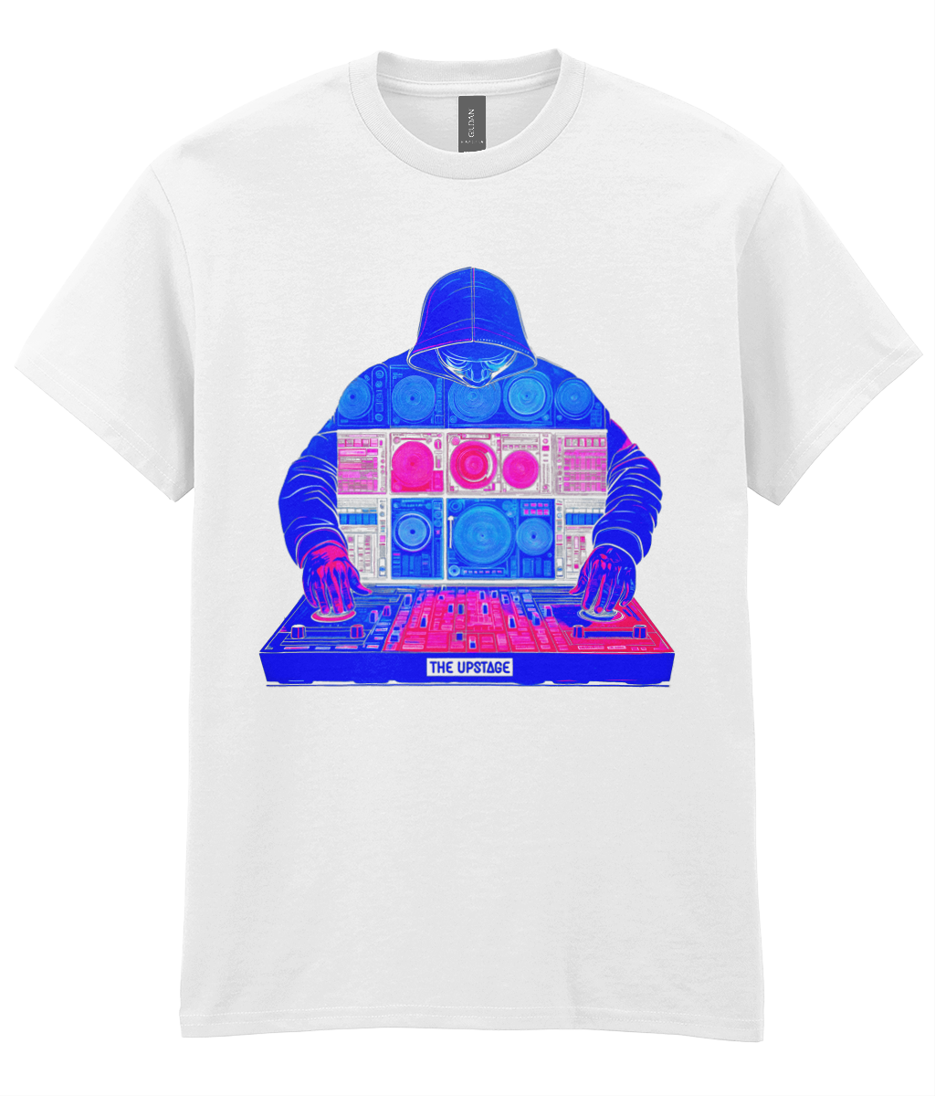 Upstage: Music Machine front 14+/Adults T-shirt