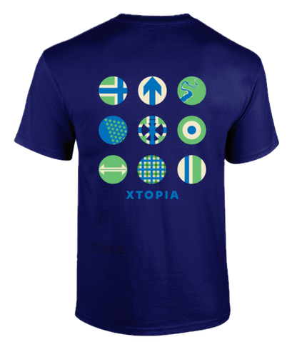 HX Gloucs Retro Navy Unisex T-shirt