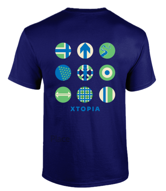 HX Gloucs Retro Navy Unisex T-shirt