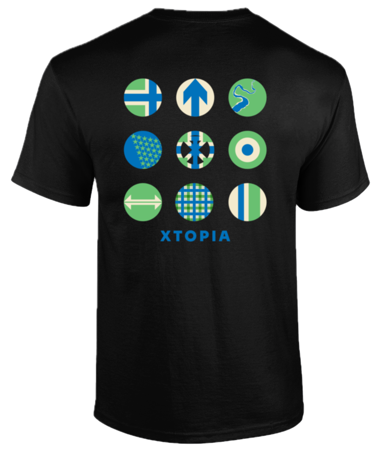 HX Gloucs Retro Monochrome Unisex T-shirt