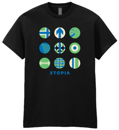 HX Gloucs Retro Monochrome Unisex T-shirt