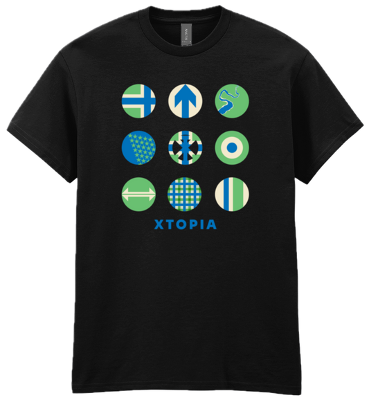 HX Gloucs Retro Monochrome Unisex T-shirt