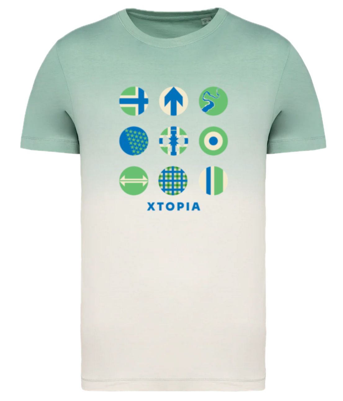 HX Gloucs Retro Dip-Dye Unisex T-shirt