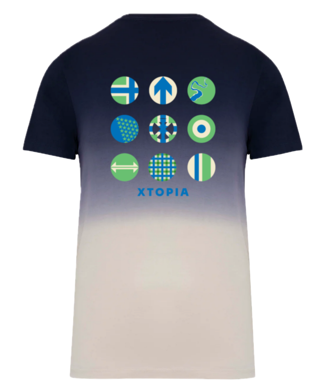 HX Gloucs Retro Dip-Dye Unisex T-shirt