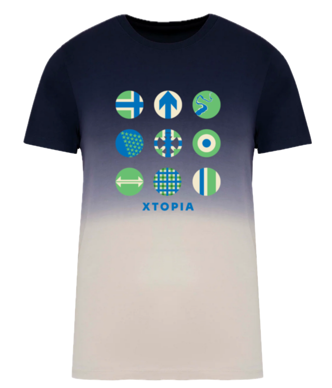 HX Gloucs Retro Dip-Dye Unisex T-shirt