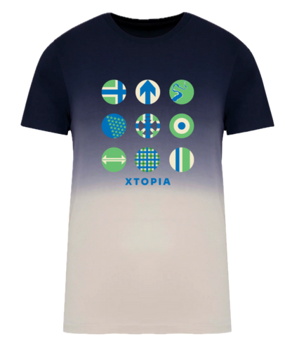 HX Gloucs Retro Dip-Dye Unisex T-shirt