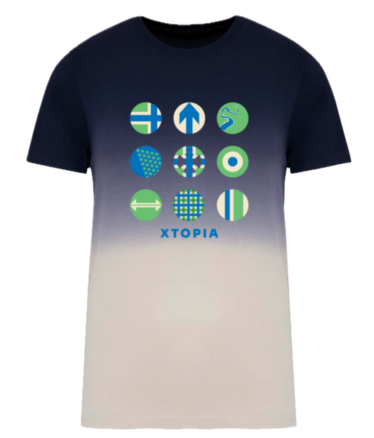HX Gloucs Retro Dip-Dye Unisex T-shirt