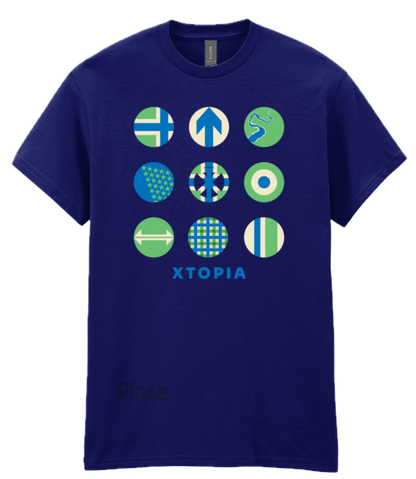 HX Gloucs Retro Navy Unisex T-shirt