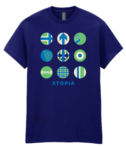 HX Gloucs Retro Navy Unisex T-shirt