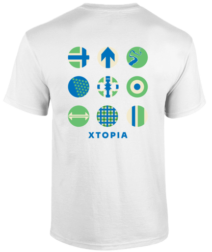 HX Gloucs Retro Monochrome Unisex T-shirt