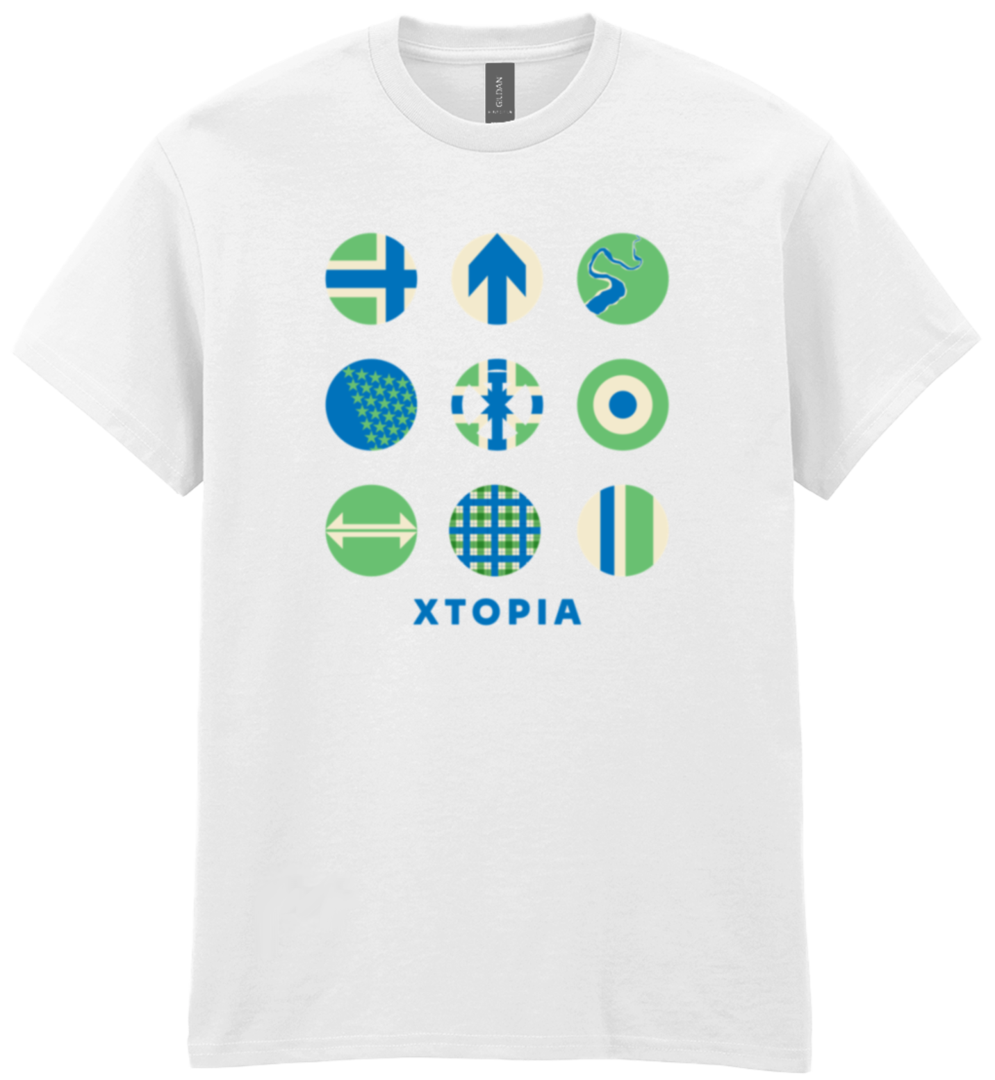 HX Gloucs Retro Monochrome Unisex T-shirt
