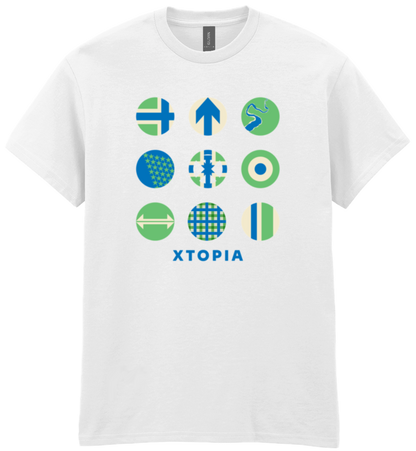 HX Gloucs Retro Monochrome Unisex T-shirt