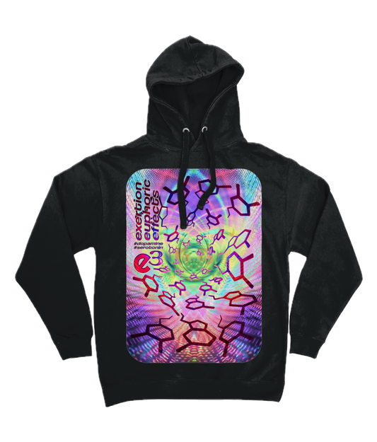 e3 happy mix Adults Mega-Print Hoodie