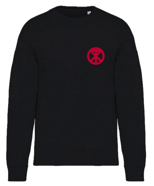 HX Nonesuch Red - Adults Black Lux Sweatshirt