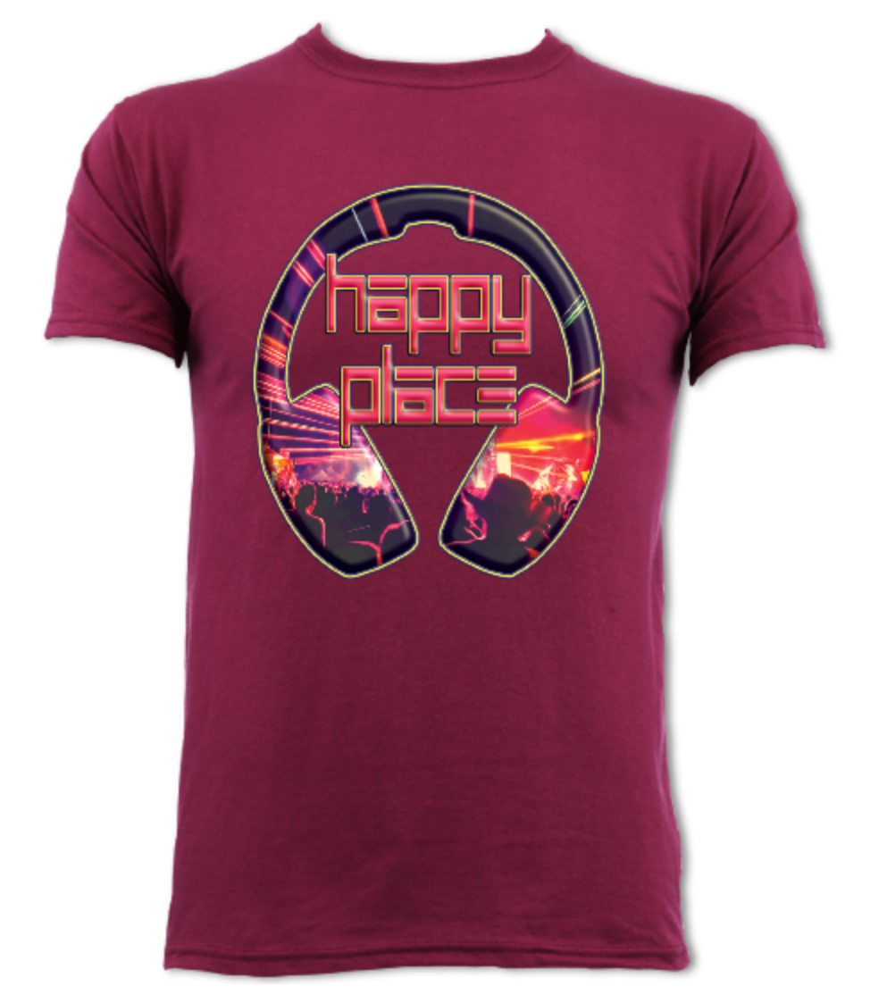 Happy Place Red - Adults T-shirt
