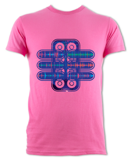 Breaks in Deep Blue Adults T-shirt