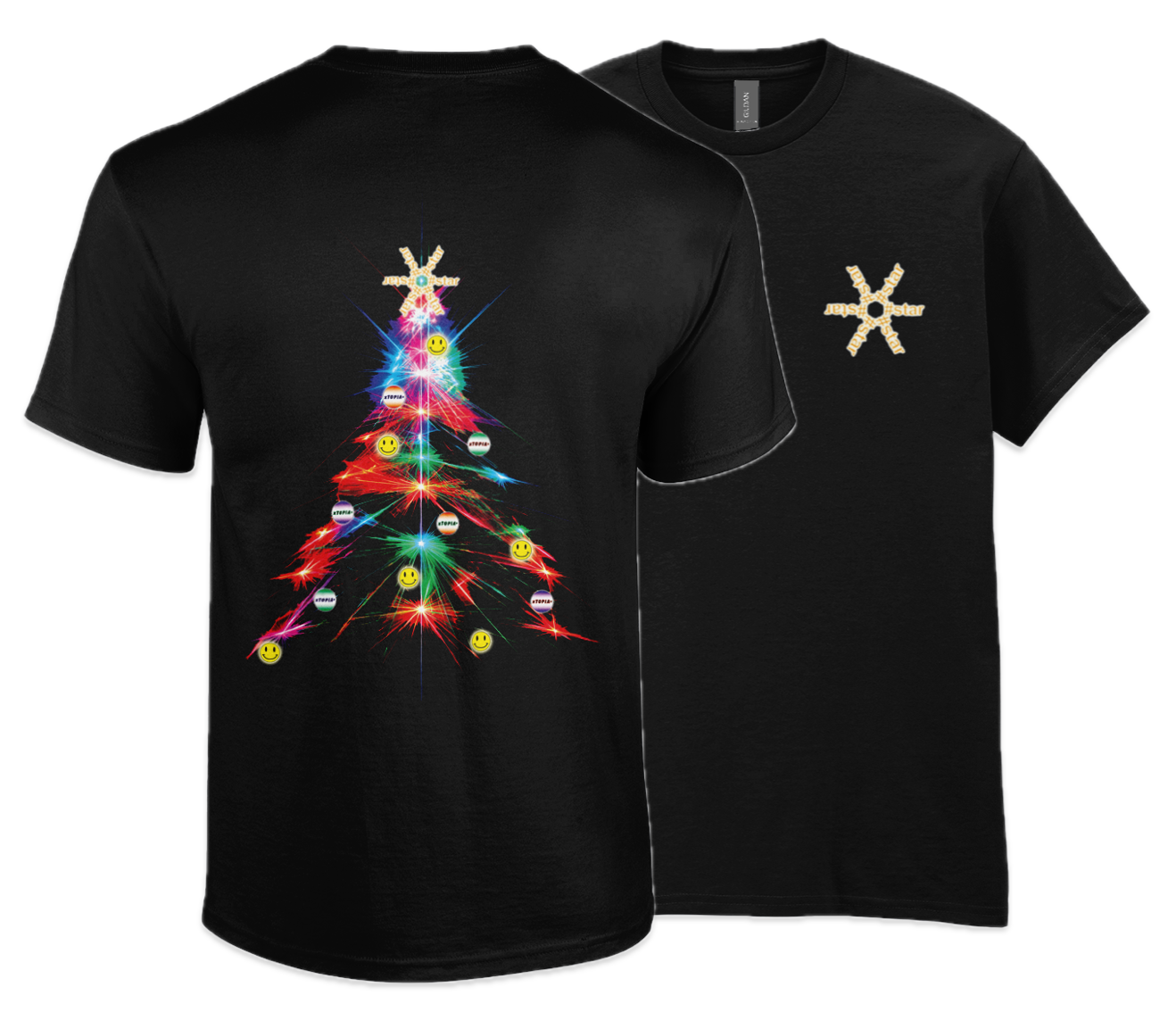 Rave Laser Tree - Adults T-shirt