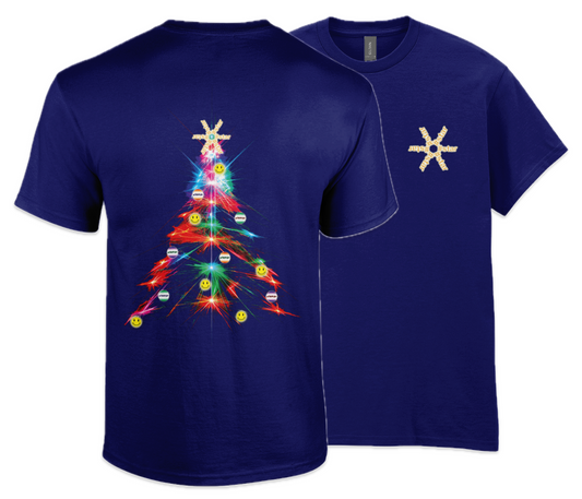 Rave Laser Tree - Adults T-shirt