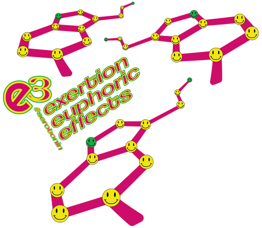 e3 serotonin smile neon Adults Varsity Hoodie
