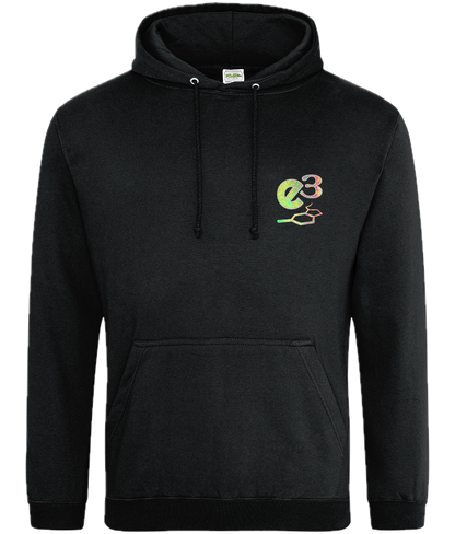 e3 serotonin waves Adults Back Print Hoodie