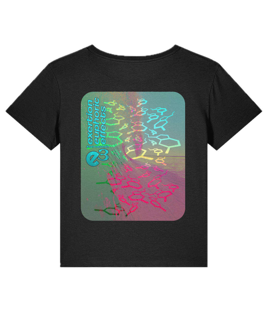 e3 serotonin waves Women's Scoop Neck T-shirt