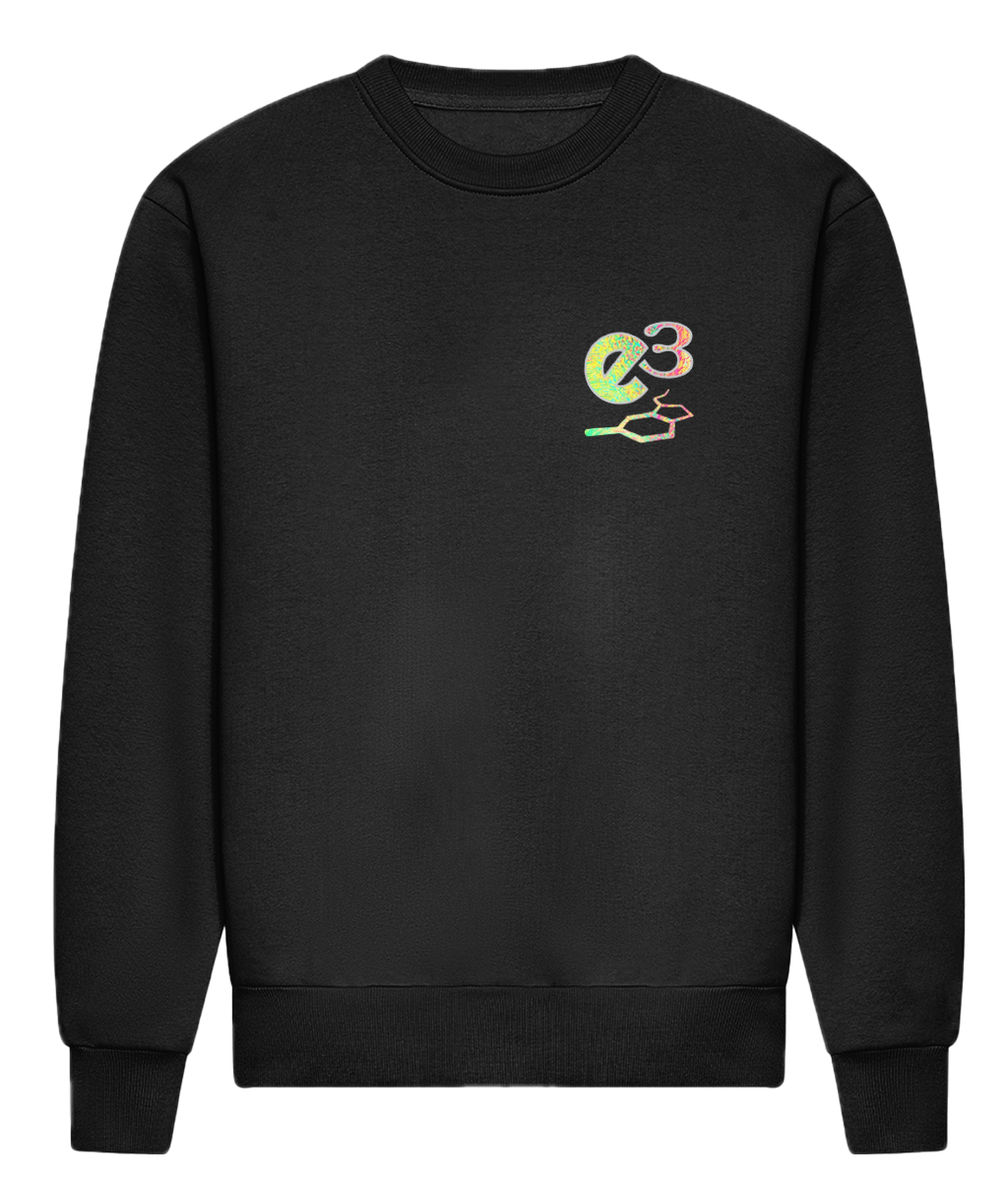 e3 serotonin waves Adults Luxury Sweatshirt