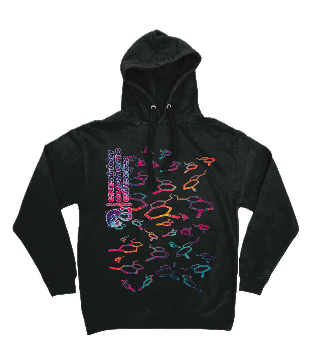 e3 serotonin flow Adults Mega-Print Hoodie