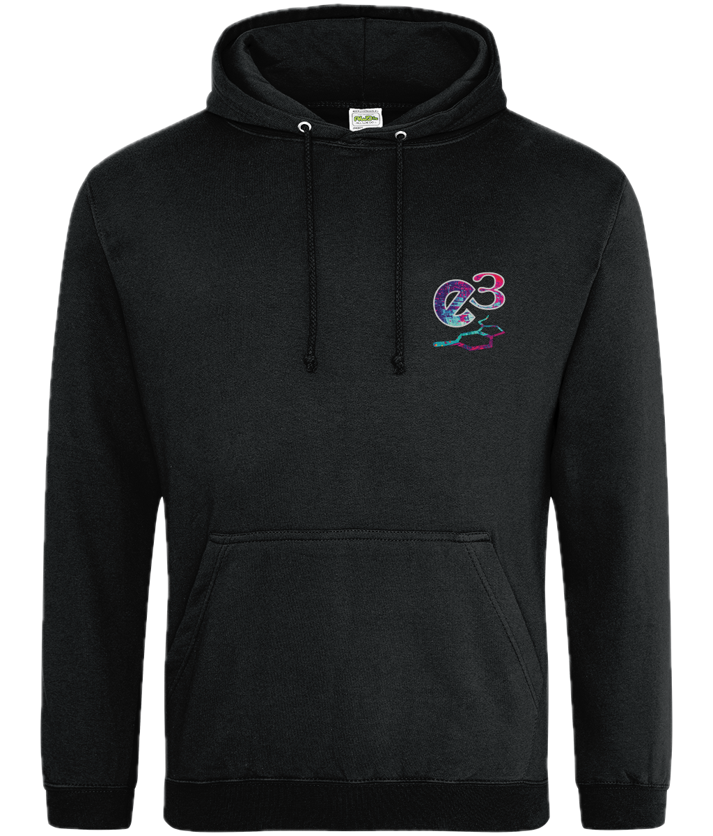 e3 serotonin flow Adults Back Print Hoodie
