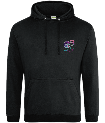 e3 serotonin flow Adults Back Print Hoodie