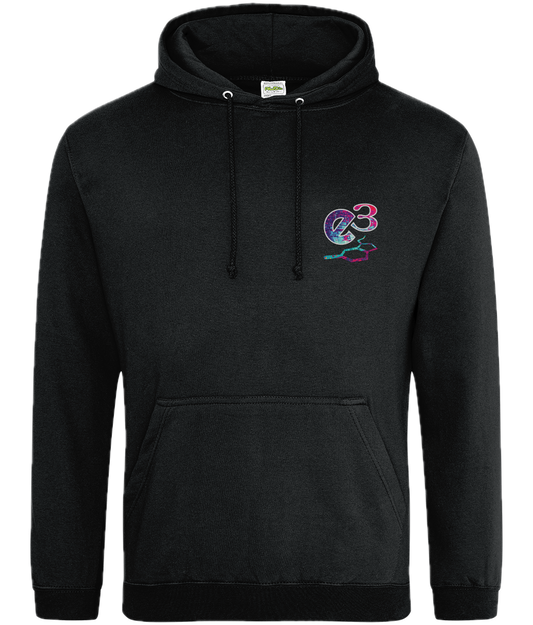 e3 serotonin flow Adults Back Print Hoodie