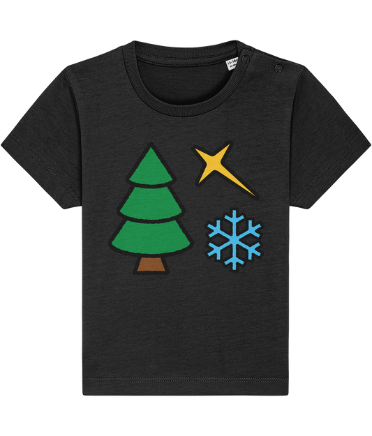 Christmas Shapes: Spiky - Baby-Toddler T-shirt