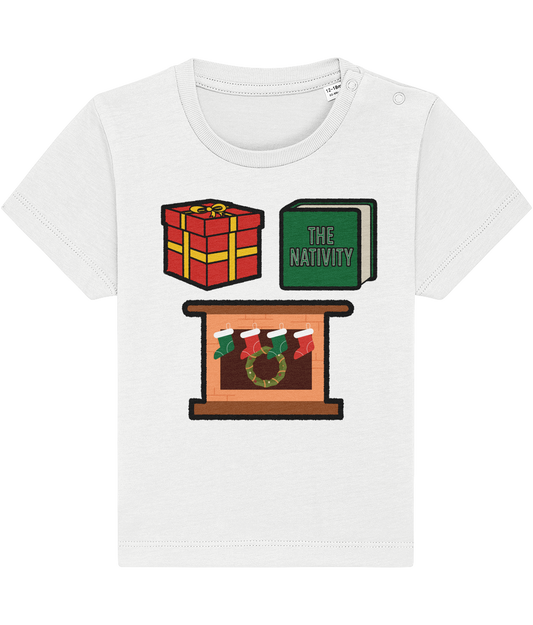 Christmas Shapes: Square - Baby-Toddler T-shirt