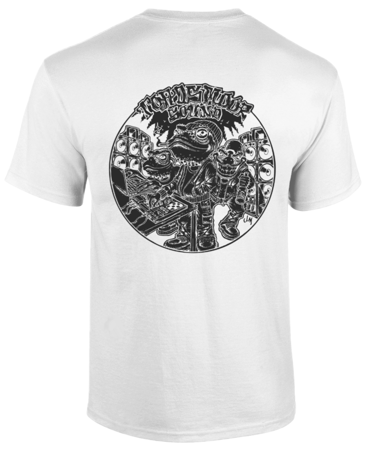 Toadsmoor Sound Centre Chest Tag - White Unisex T-shirt
