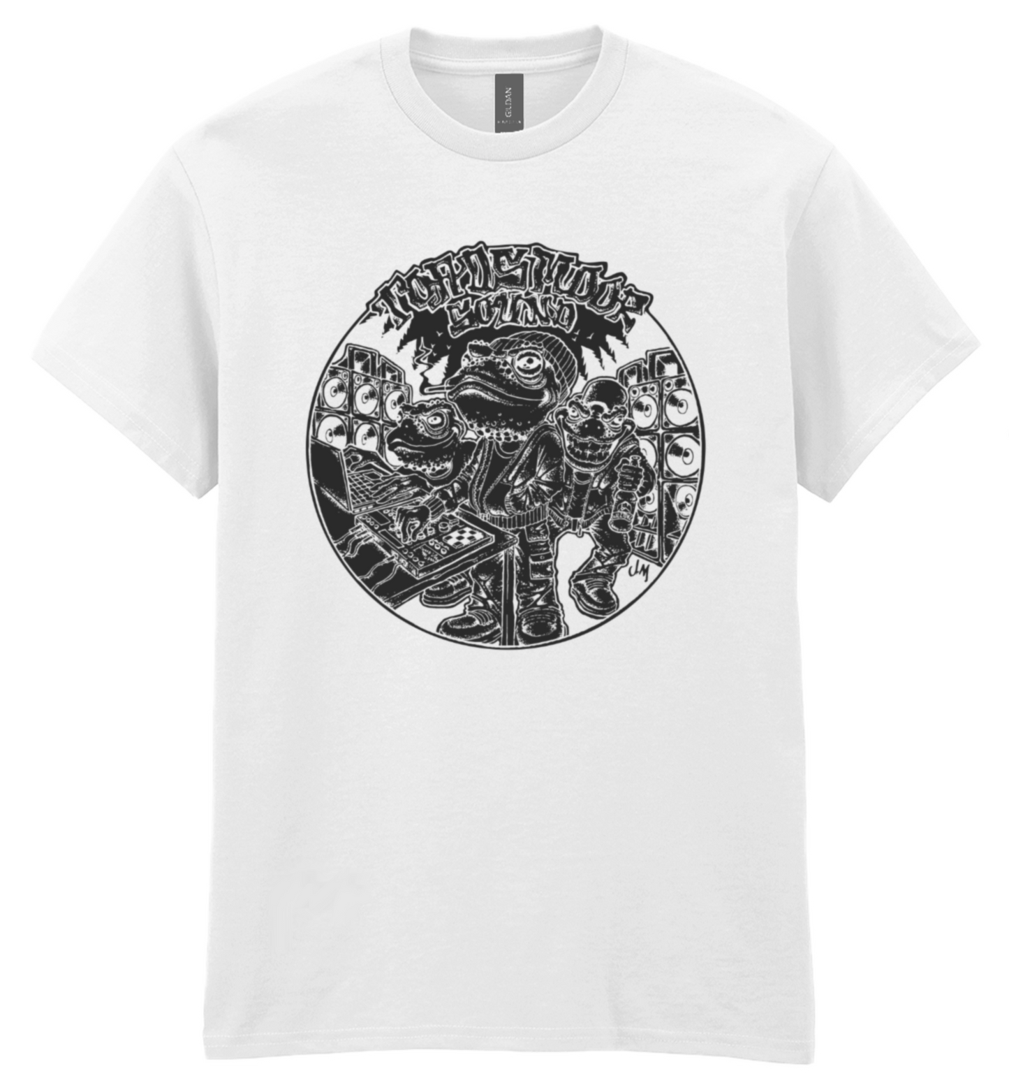 Toadsmoor Sound Centre Chest Logo - White Unisex T-shirt