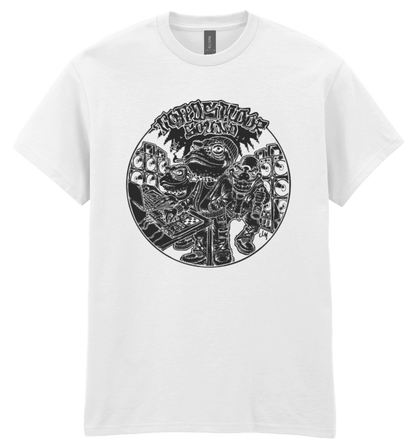 Toadsmoor Sound Centre Chest Logo - White Unisex T-shirt