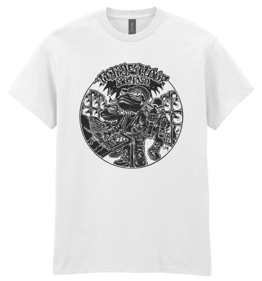 Toadsmoor Sound Centre Chest Logo - White Unisex T-shirt