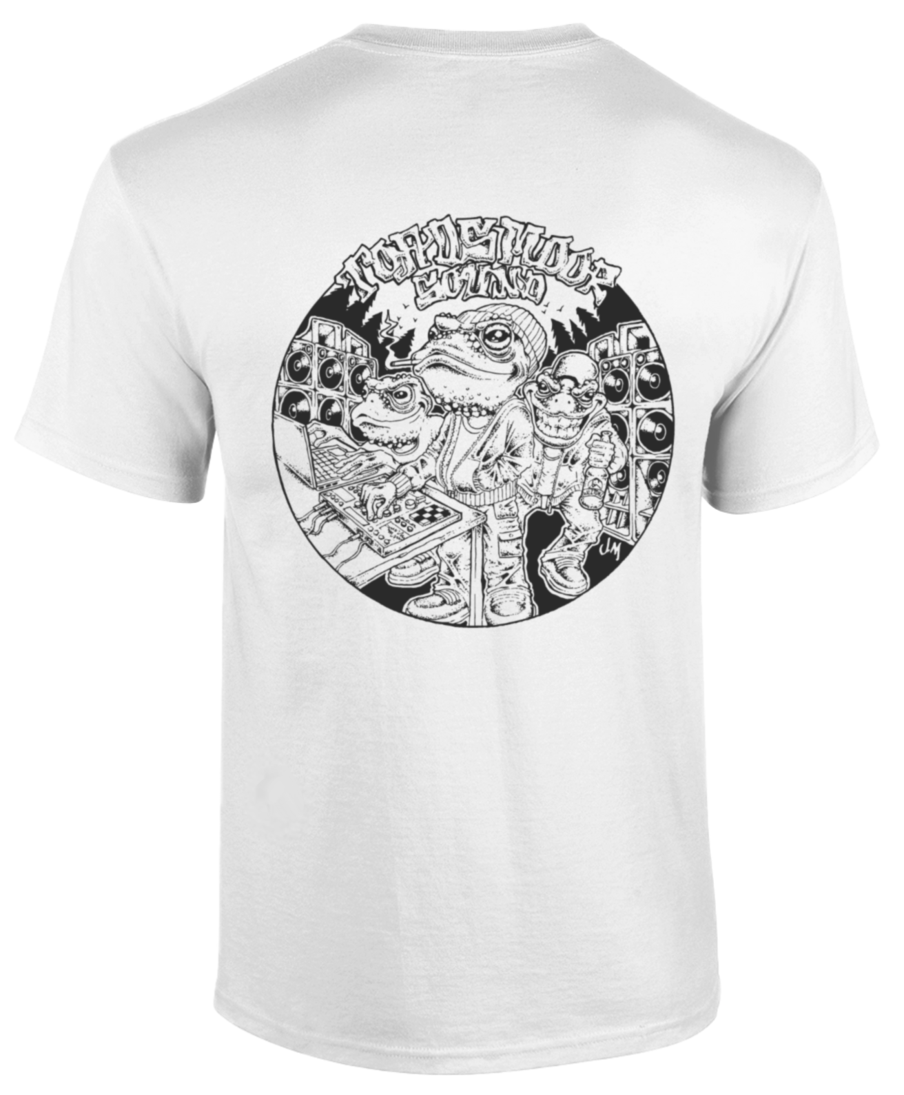 Toadsmoor Sound Centre Chest Tag - White Unisex T-shirt