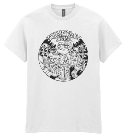 Toadsmoor Sound Centre Chest Logo - White Unisex T-shirt