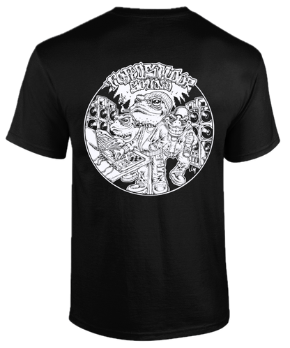 Toadsmoor Sound Left Chest Tag - Black Unisex T-shirt