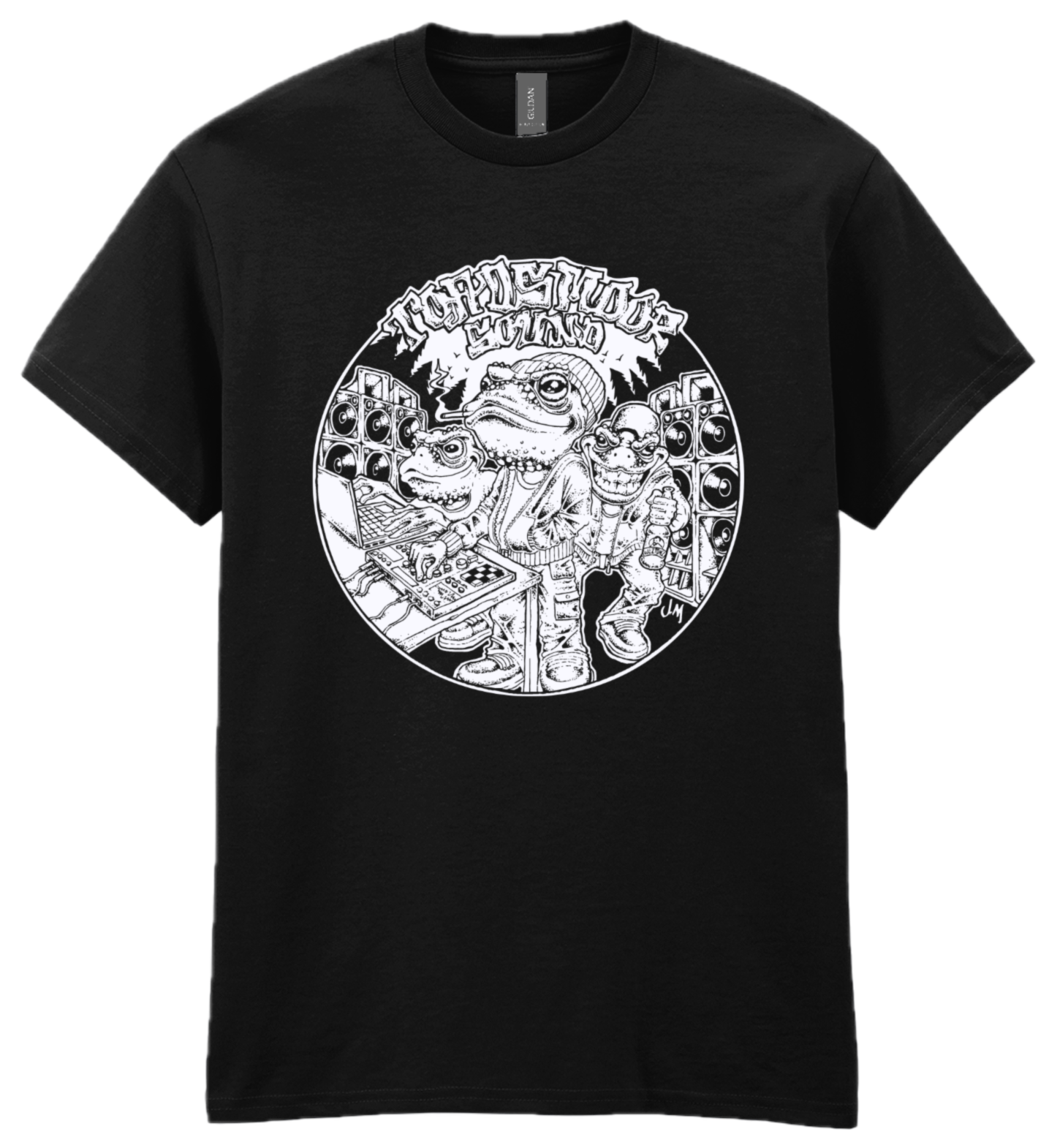 Toadsmoor Sound Centre Chest Logo - Black Unisex T-shirt